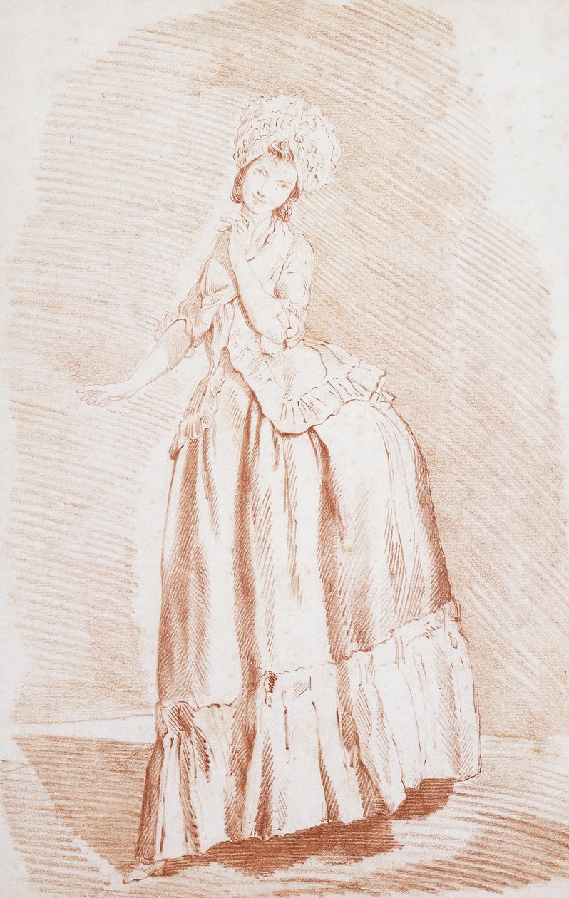 Egy álló hölgy, alkotó: Louis Rolland Trinquesse