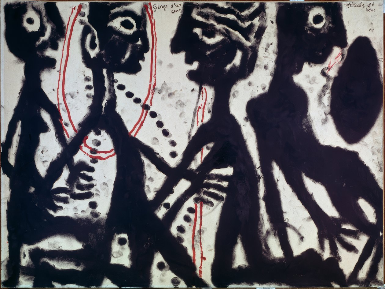 Ezüst jég, ébenfa tükör alkotó: Louis Soutter