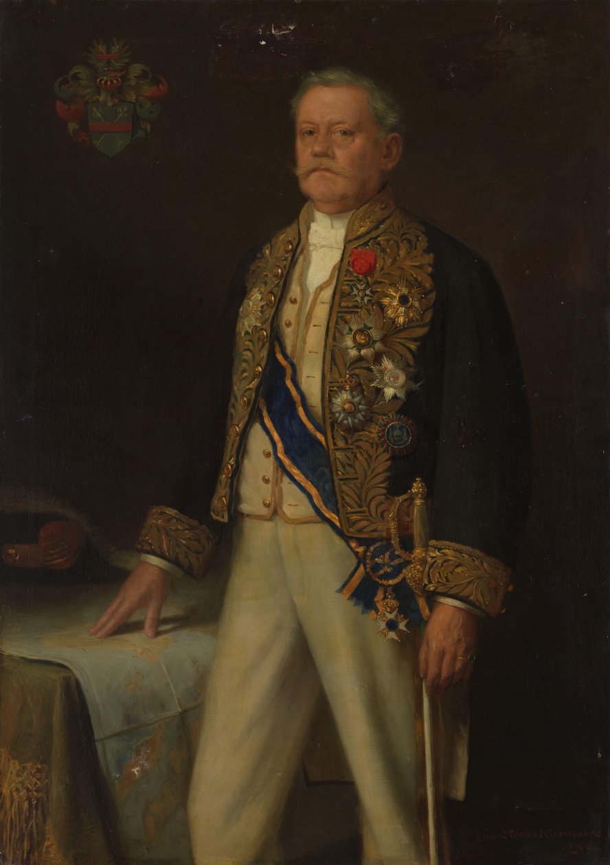 Carel Herman Aart van der Wijck (1840-1914). főkormányzó (1893-99) alkotó: Louis Storm van 