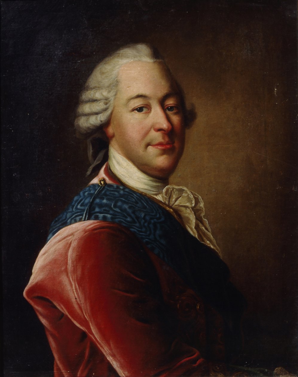 Mihail Illarionovics Voroncov gróf portréja 1714-1767, XVIII. század közepe. alkotó: Louis Tocqué