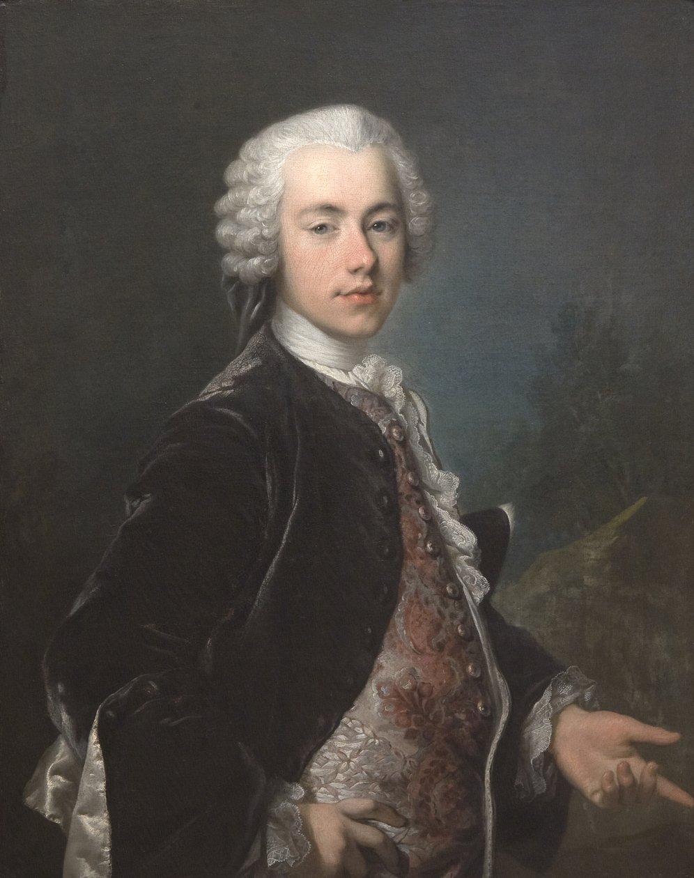Frederik Berregaard portréja alkotó: Louis Tocqué