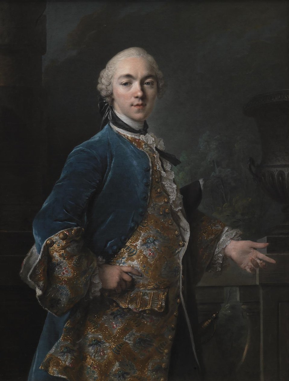Frederik Christian Krag (1726-1763) portréja alkotó: Louis Tocqué