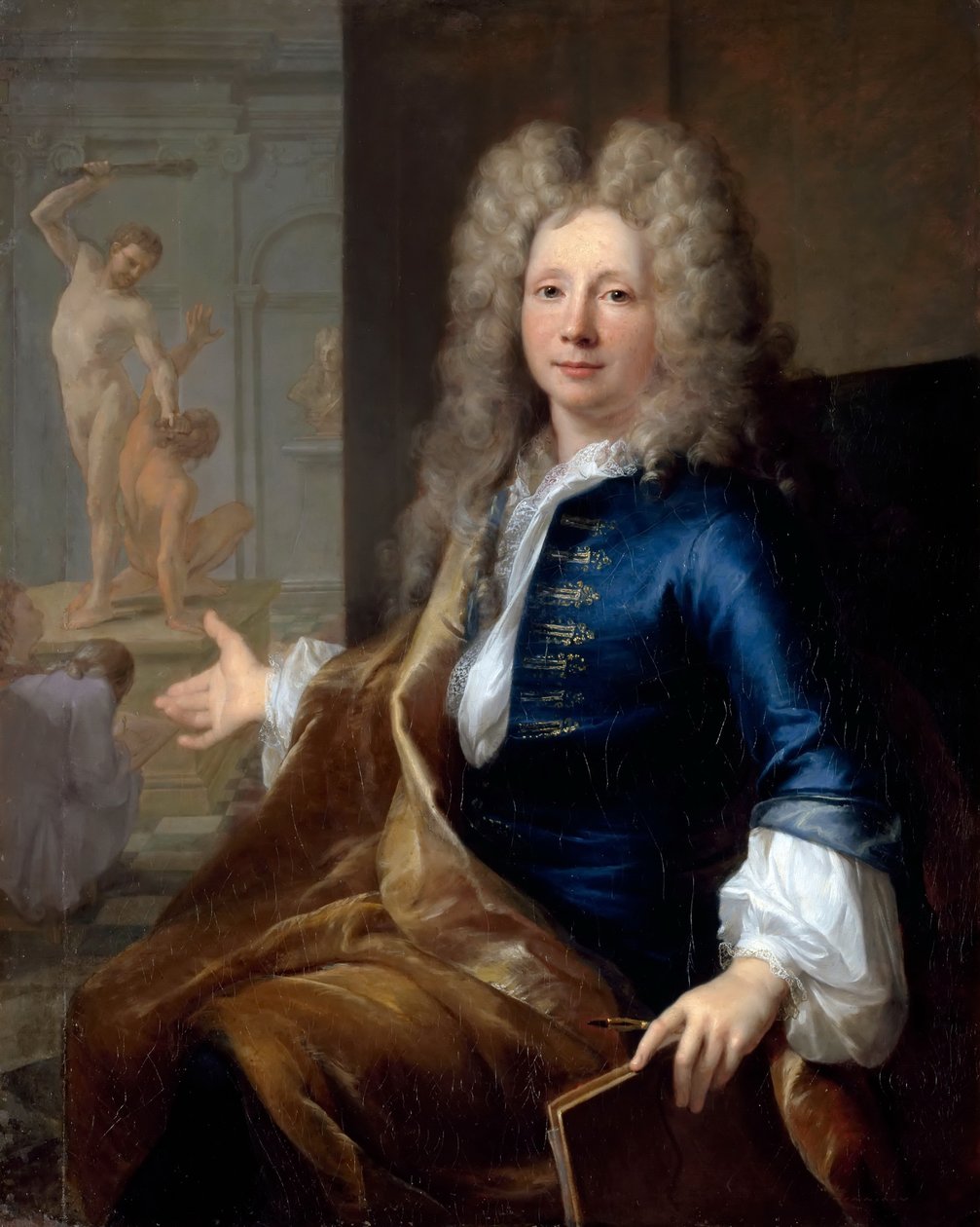 Ifjabb Louis Boullogne portréja 1654-1733 alkotó: Louis Tocqué