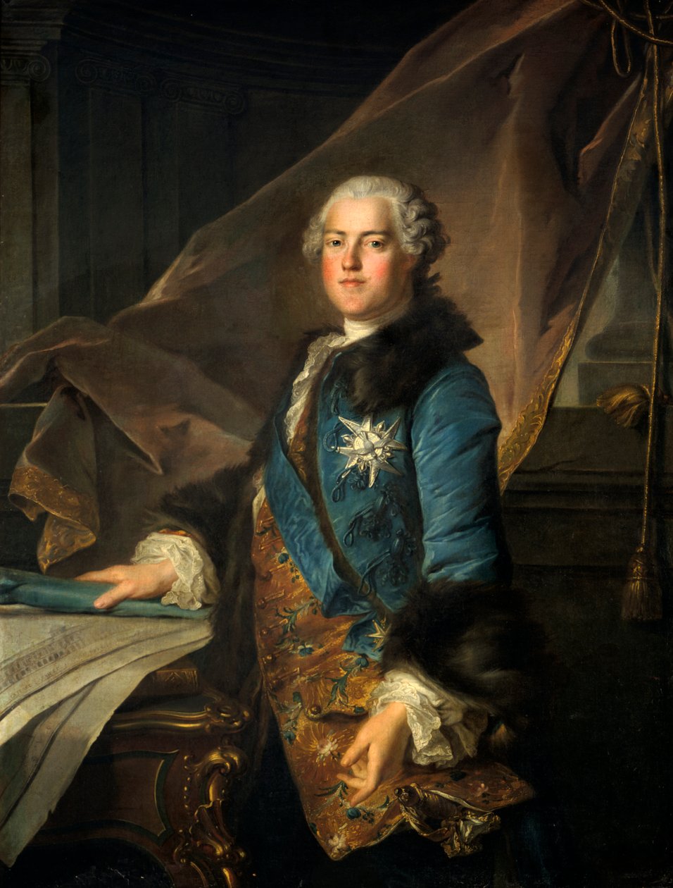 Marigny márki portréja, 1755 alkotó: Louis Tocqué