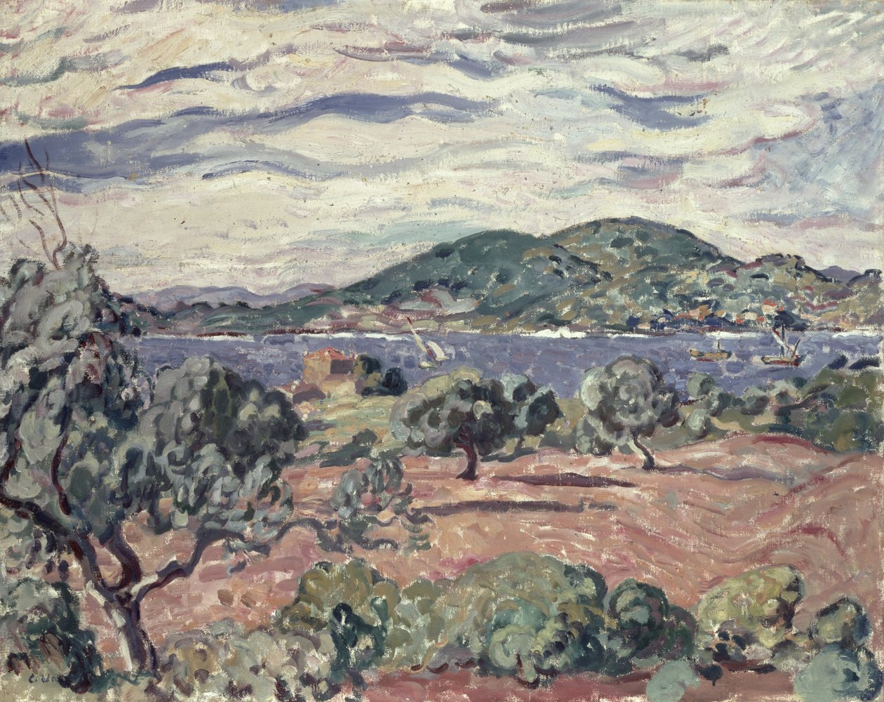 Antheor-öböl, 1906-2007 körül (olaj, vászon) alkotó: Louis Valtat