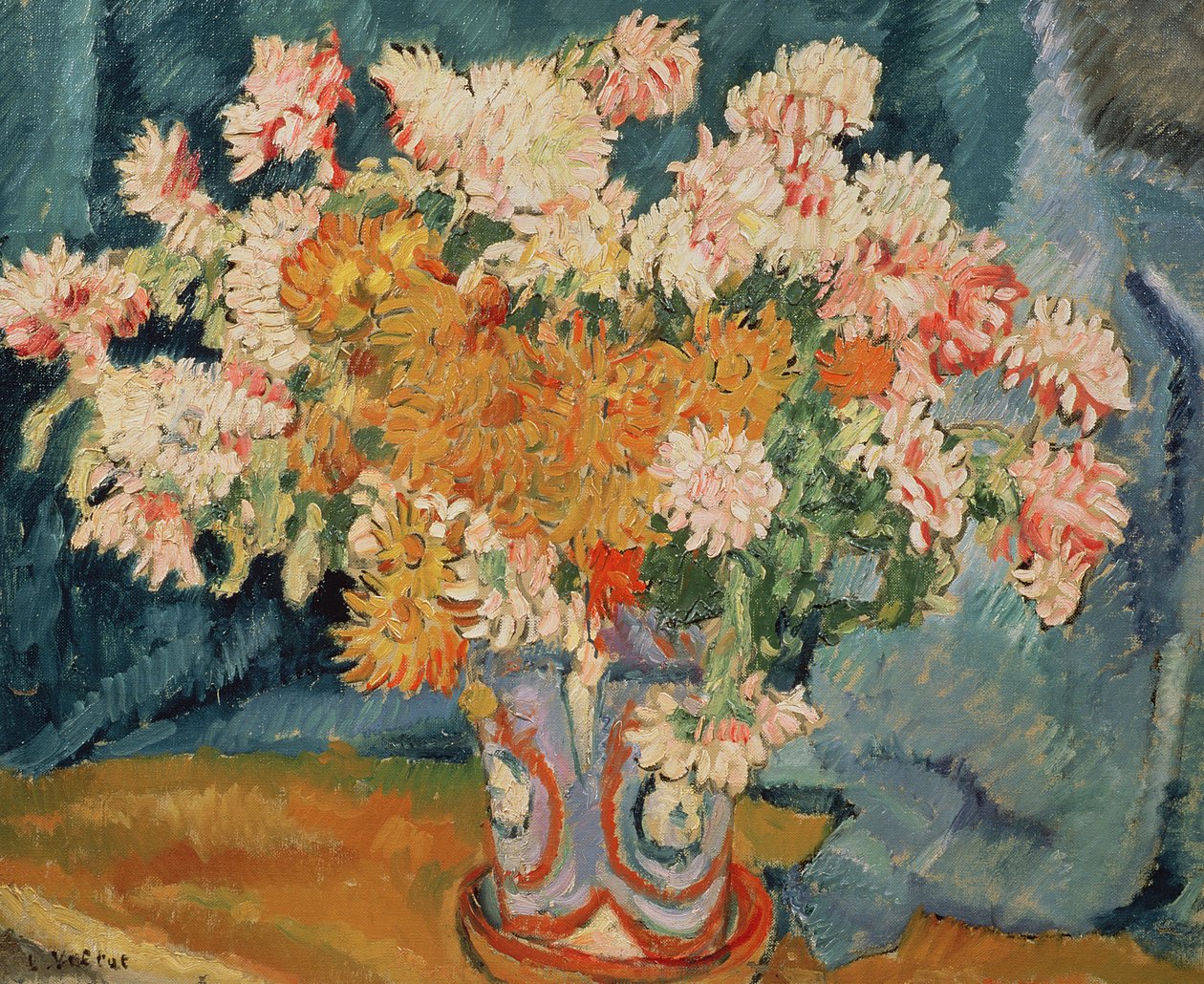 Virágcsokor (olaj, vászon) alkotó: Louis Valtat