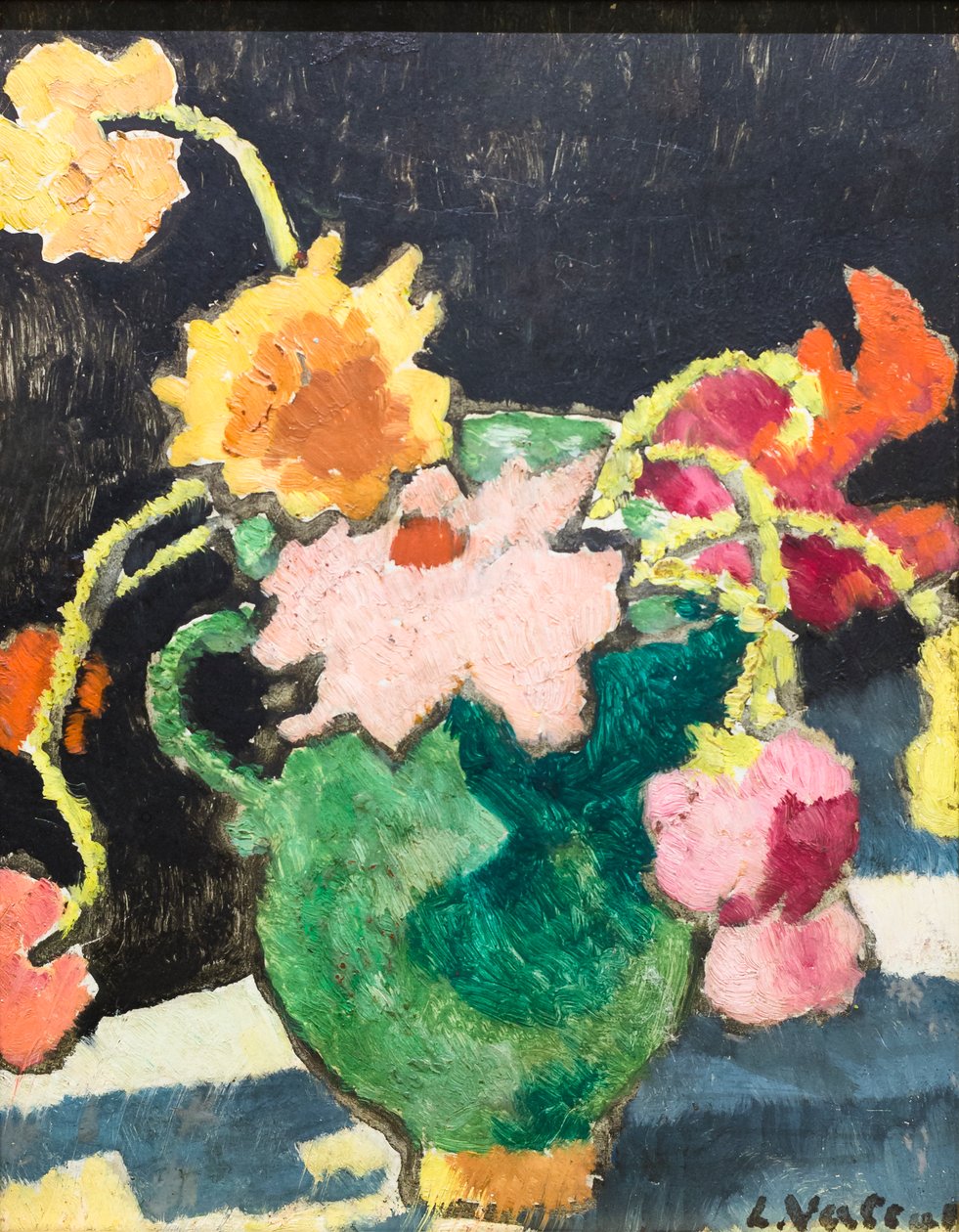 Virágok, 1900-1952 körül alkotó: Louis Valtat