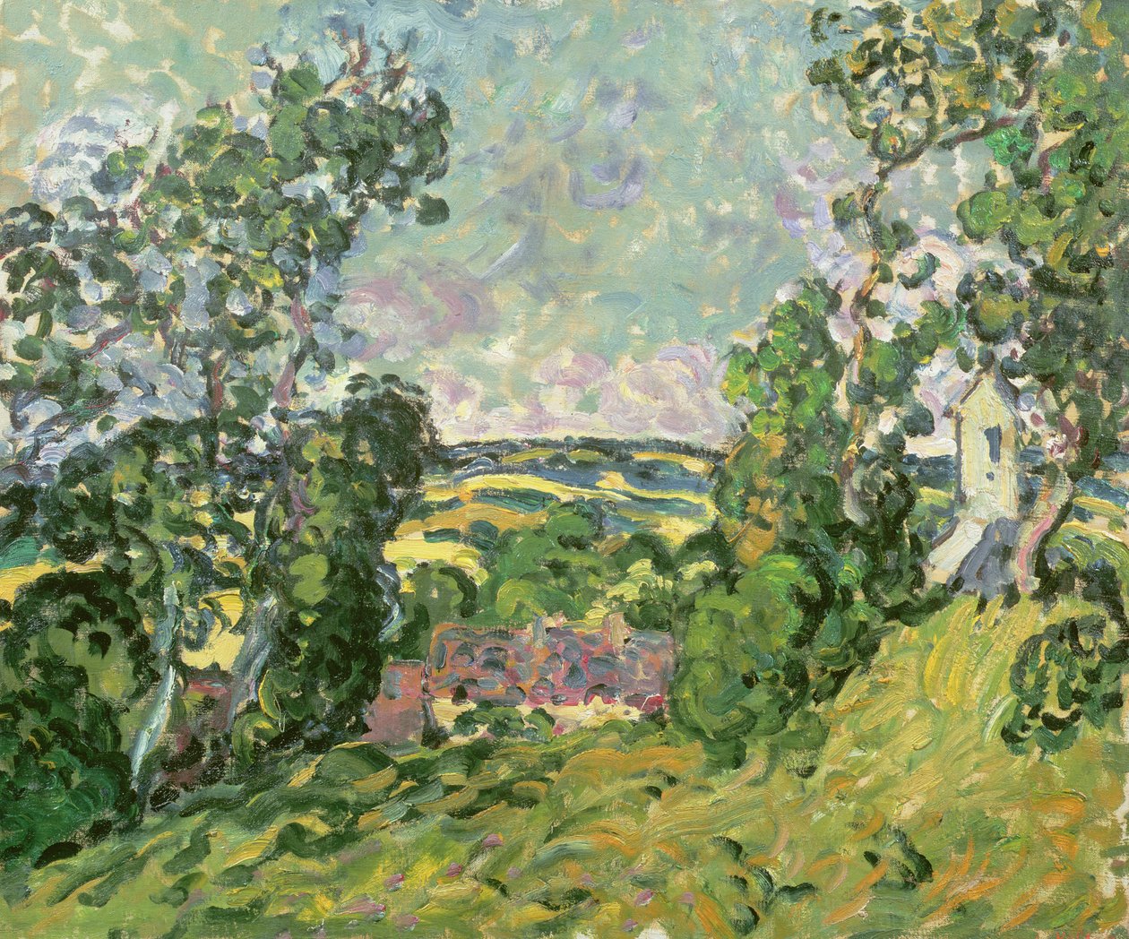 Táj (olaj, vászon) alkotó: Louis Valtat