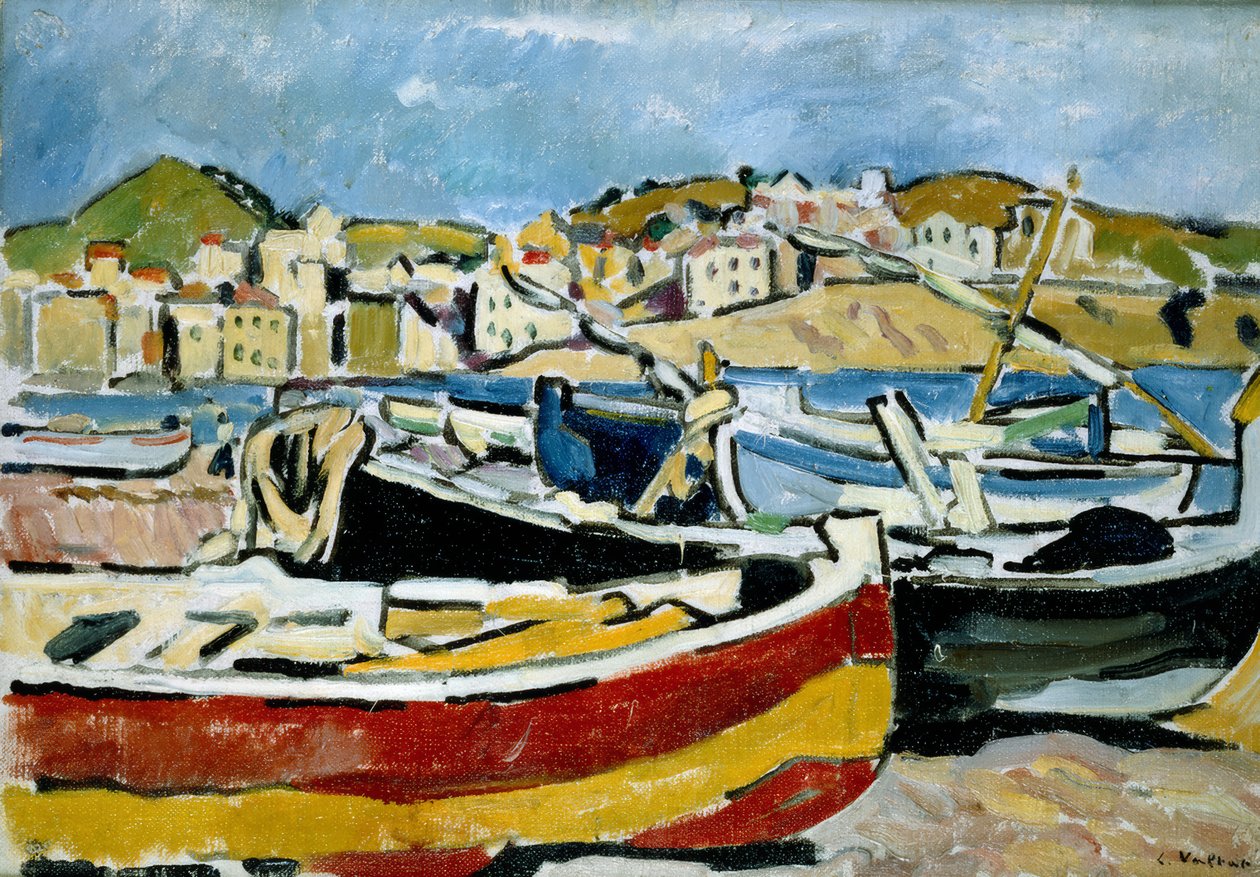 Földközi-tengeri kikötő alkotó: Louis Valtat