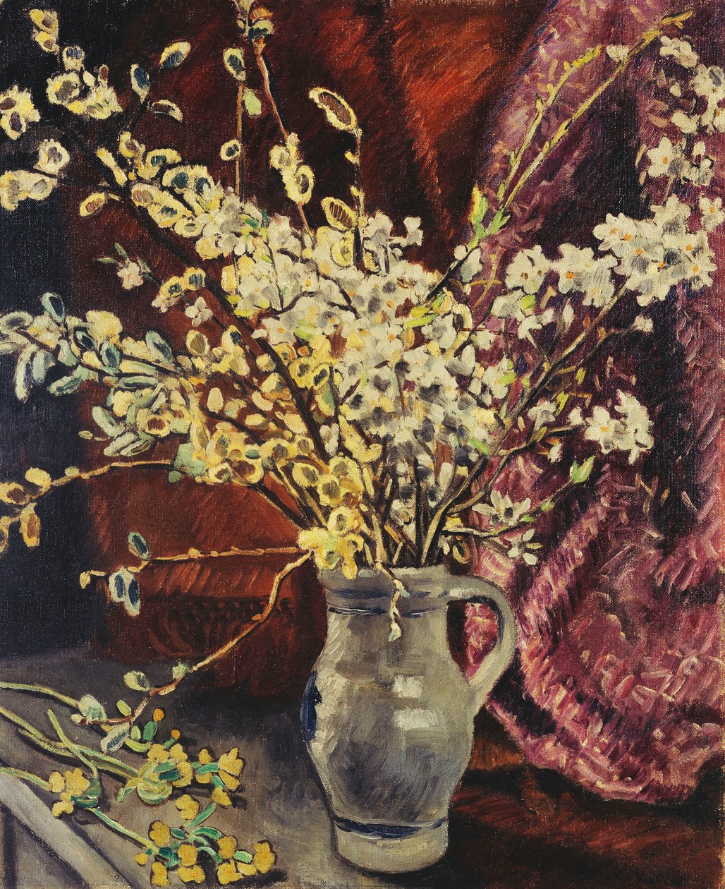 Virágos ágak kancsója; Virágzó ágak kancsó alkotó: Louis Valtat