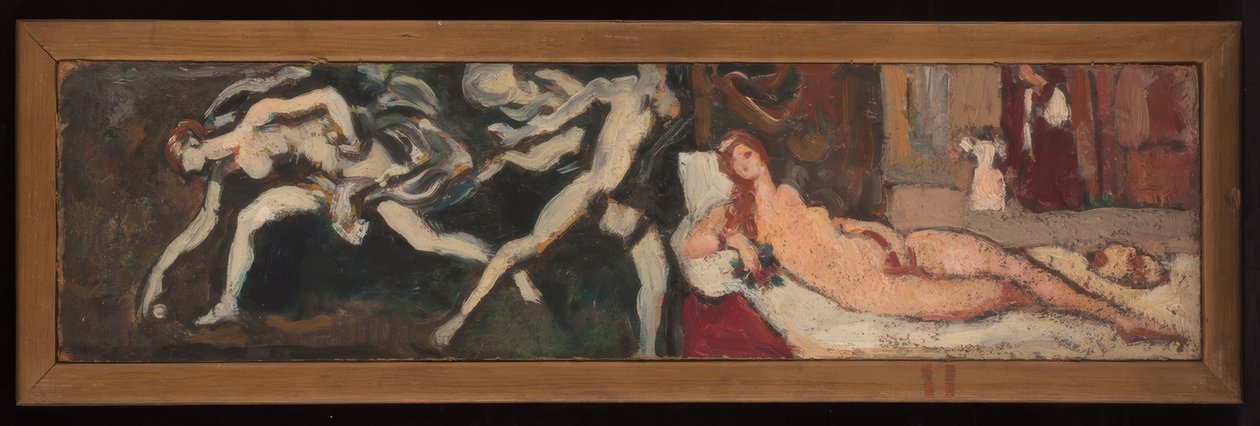 Tanulmányok Tiziano Urbinói Vénusz és Guido Reni Atalanta versenye című művei után, amelyek a Petit Palais "Olasz művészet" című kiállítása során készültek. alkotó: Louis Valtat