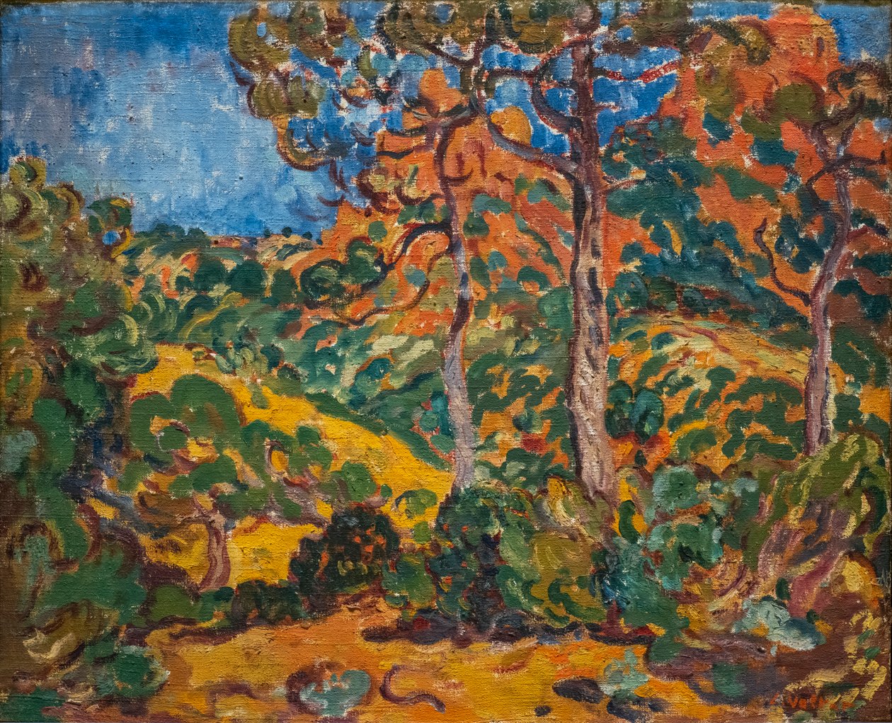 Napfény a fák alatt alkotó: Louis Valtat
