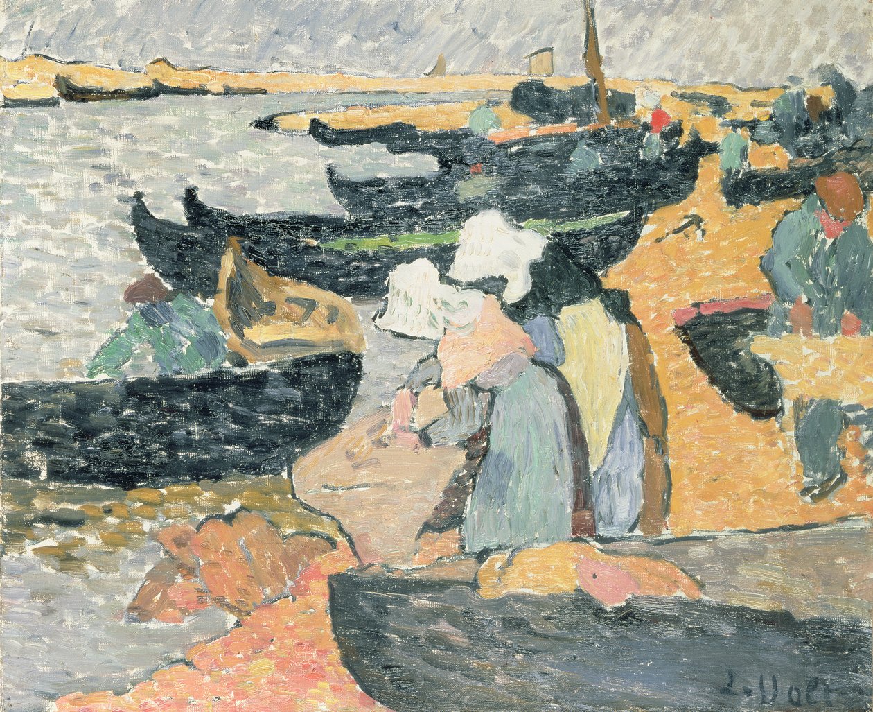 Az Oyster Shellers alkotó: Louis Valtat