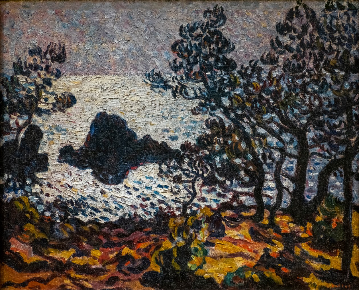 A tenger Antheornál alkotó: Louis Valtat