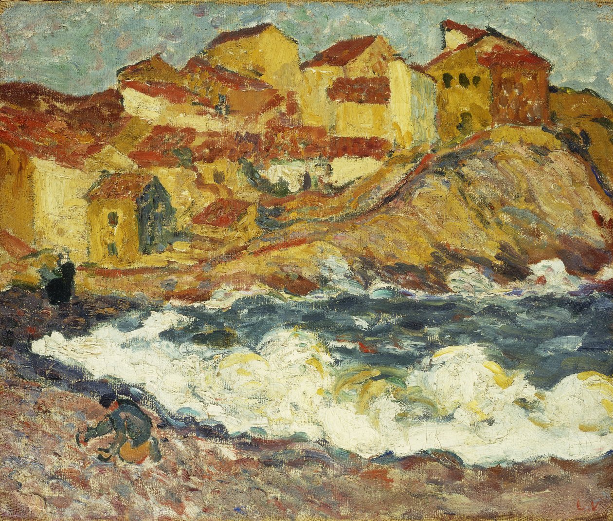Egy falu a tenger mellett alkotó: Louis Valtat