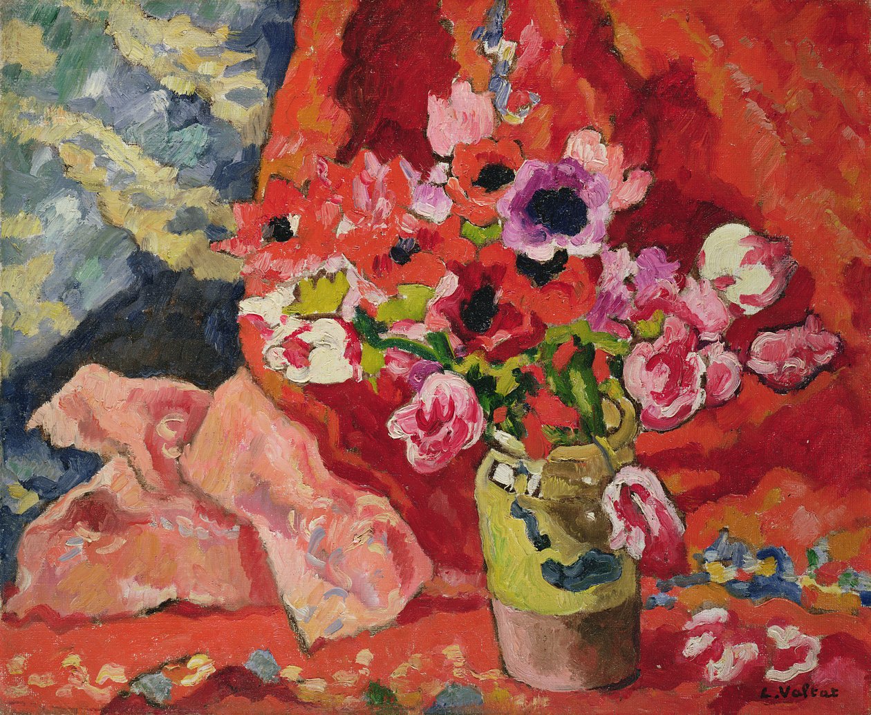 Virágváza alkotó: Louis Valtat
