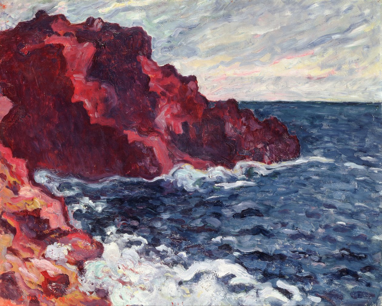 Violet Cliffs alkotó: Louis Valtat