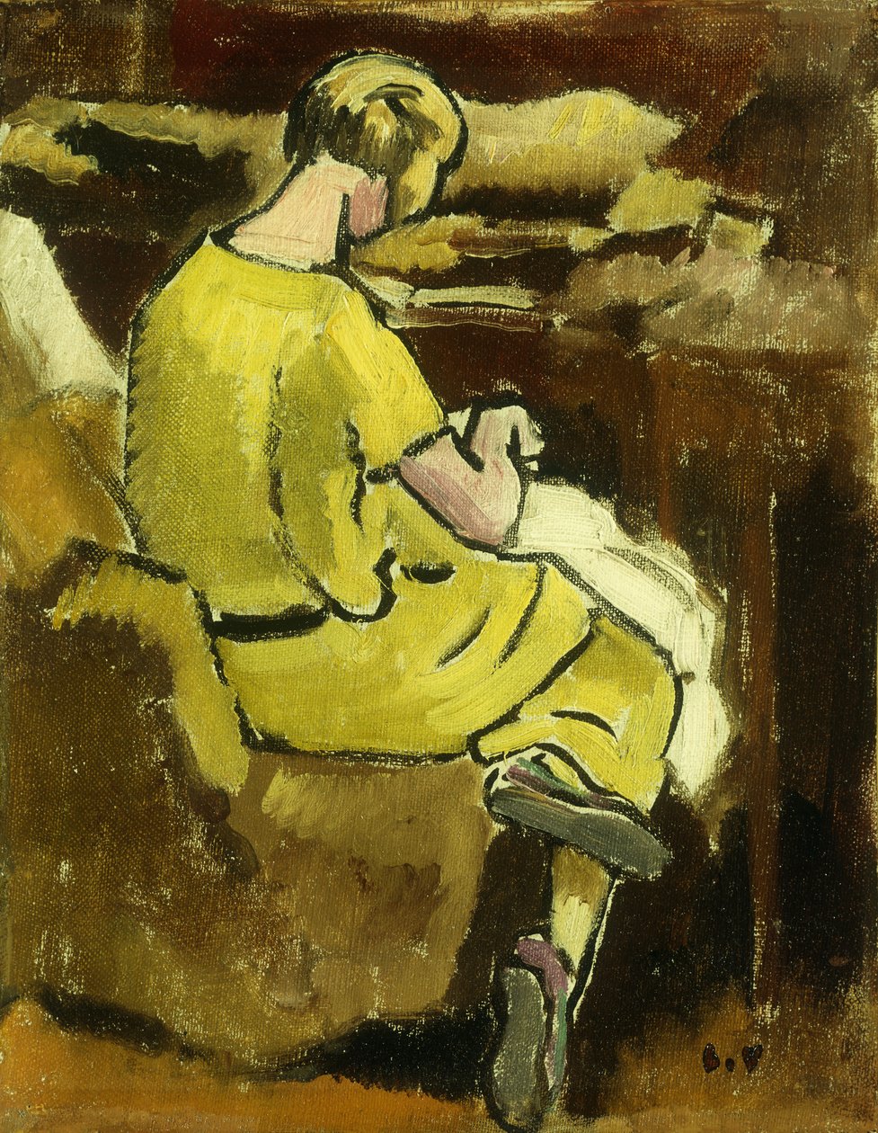 Nő a sárga varrás; Nő a sárga varrásban alkotó: Louis Valtat