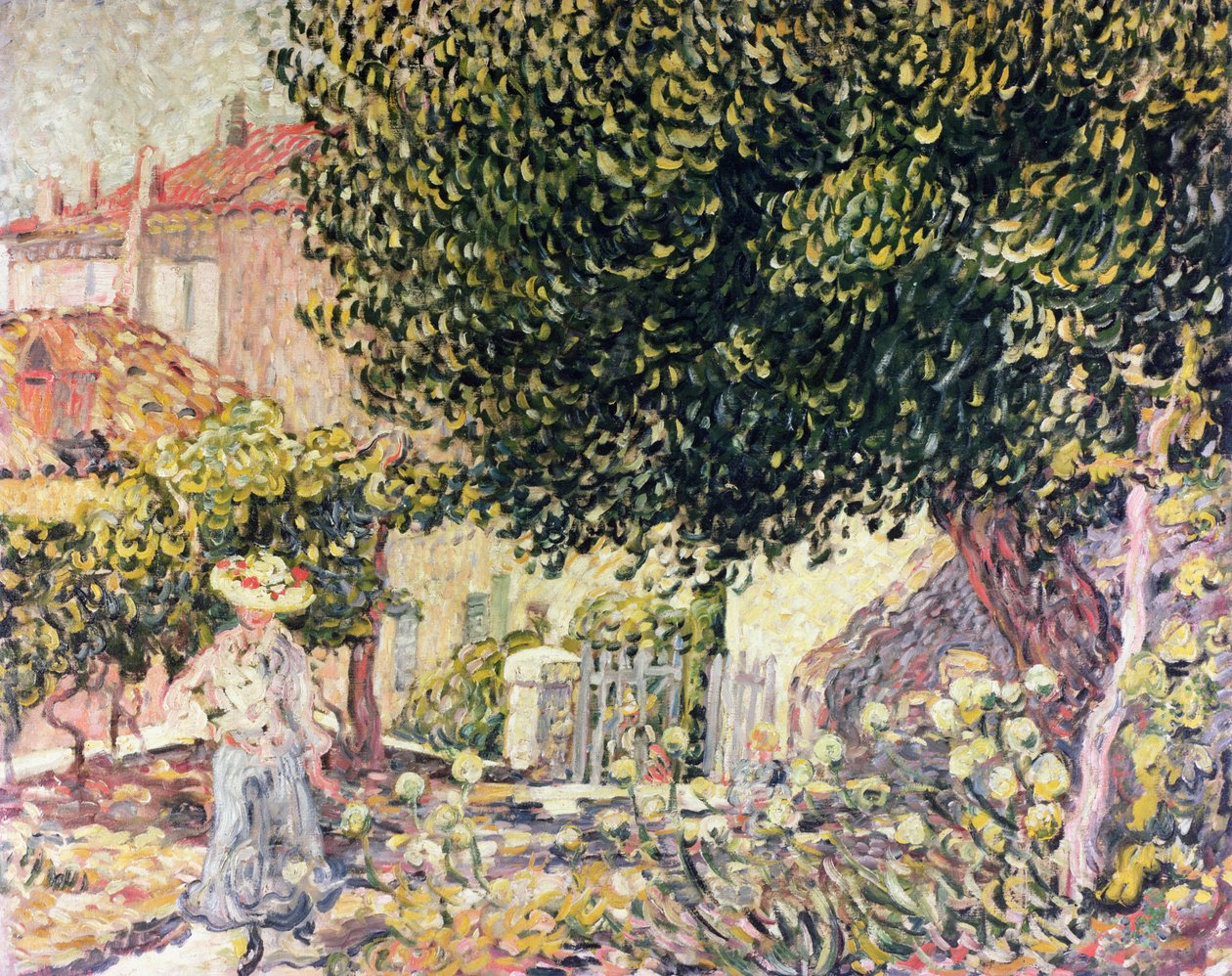 Nő a kertben alkotó: Louis Valtat