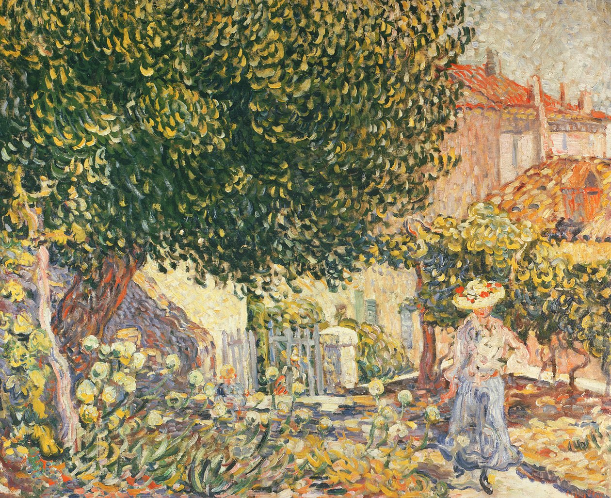 Nő a kertben alkotó: Louis Valtat