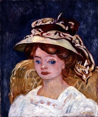 Fiatal nő, 1907 körül (olaj, vászon) alkotó: Louis Valtat