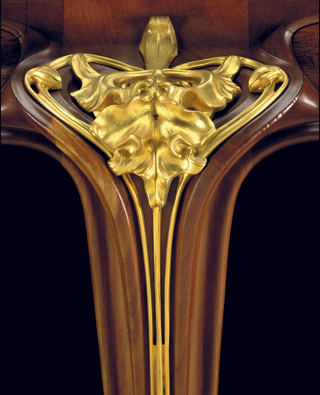 „Orchidee” íróasztal, 1903 körül (mahagóni, aranyozott bronz és üveg) (lásd még: 1065877-81) alkotó: Louis and Daum Brothers Majorelle