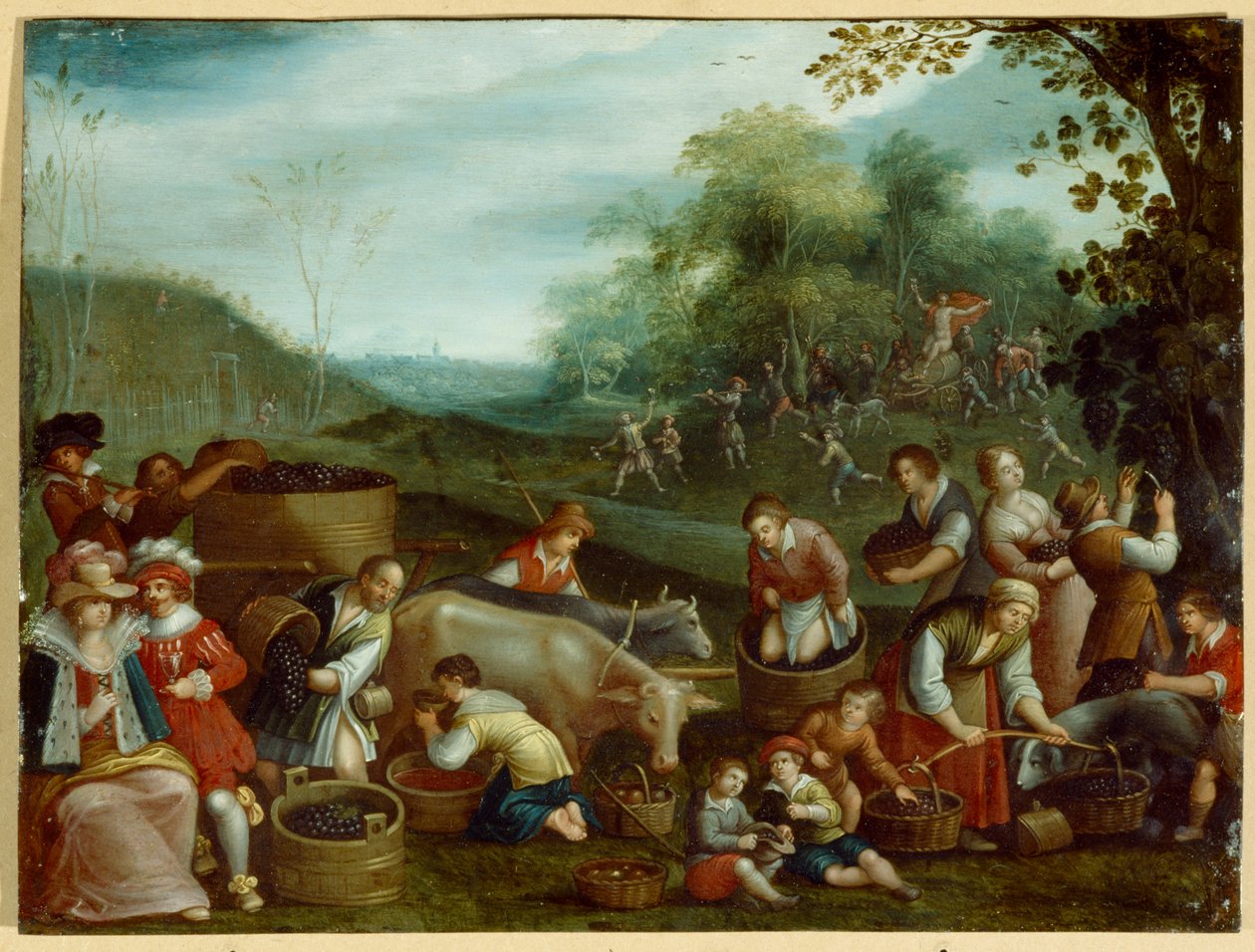 Ősz (olaj, vászon) alkotó: Louis de (circle of) Caullery