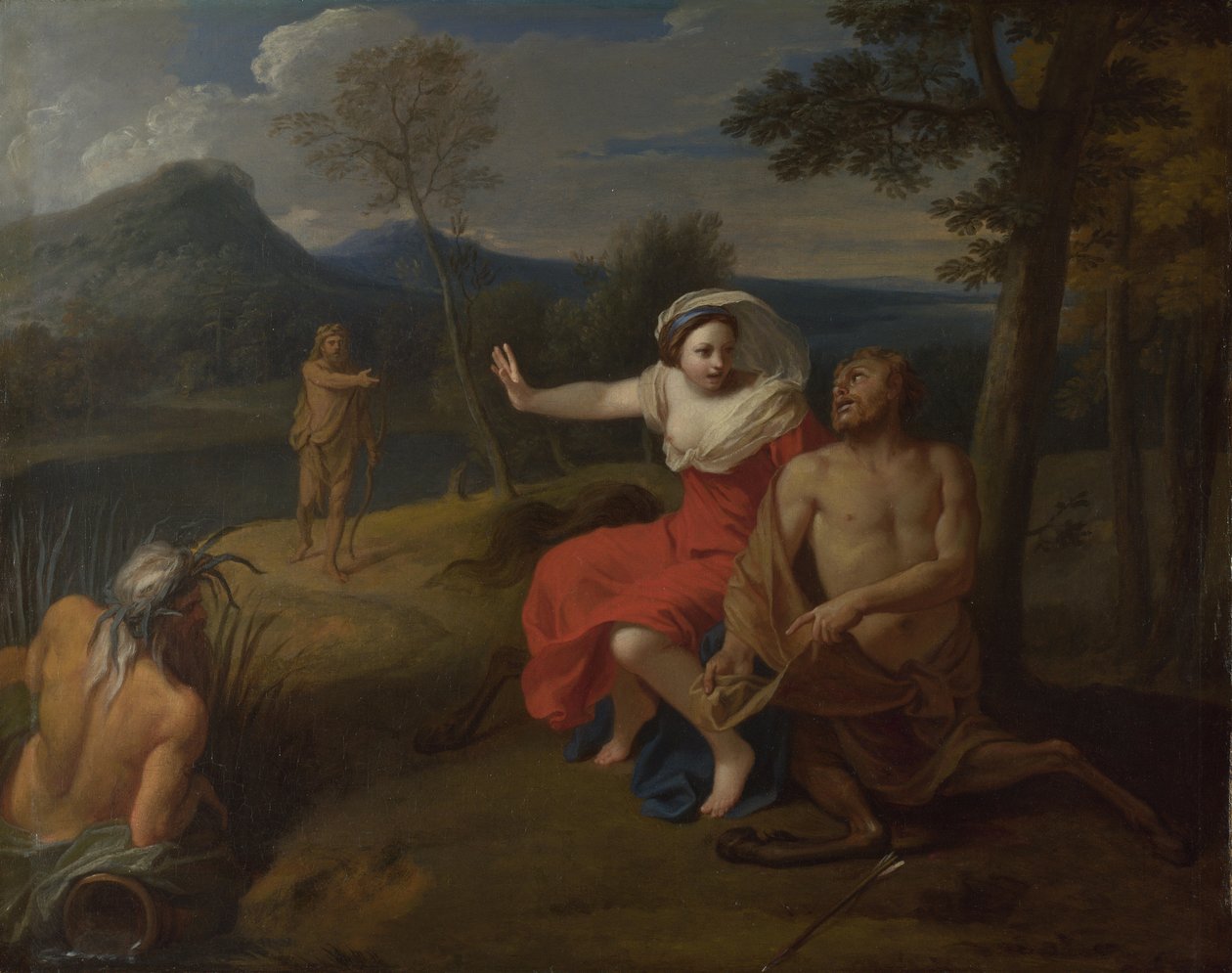 Nessus és Dejanira, 1705 körül alkotó: Louis de Boullogne the Younger