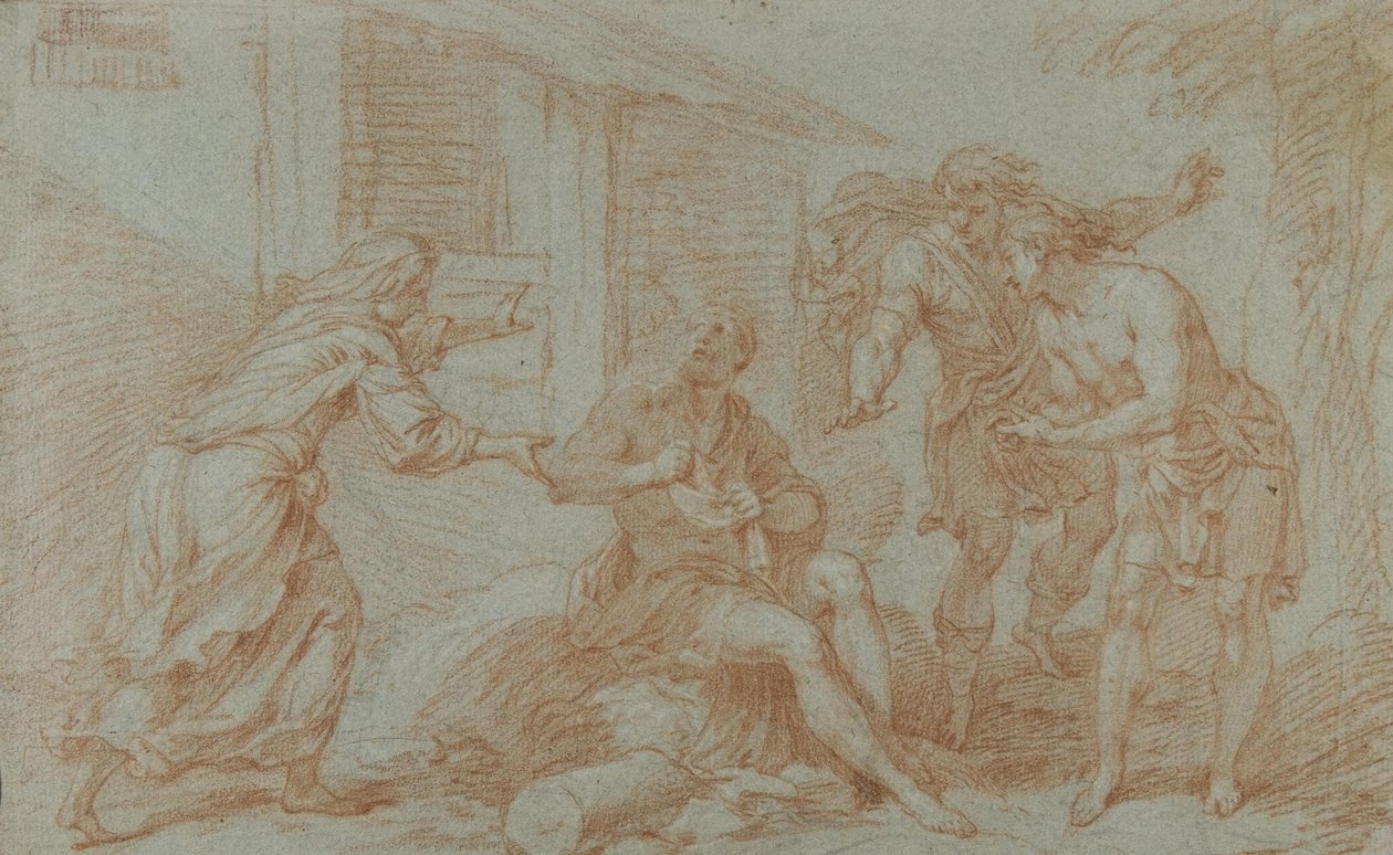 Sokrates szedi a méregpoharat alkotó: Louis de Boullogne the Younger