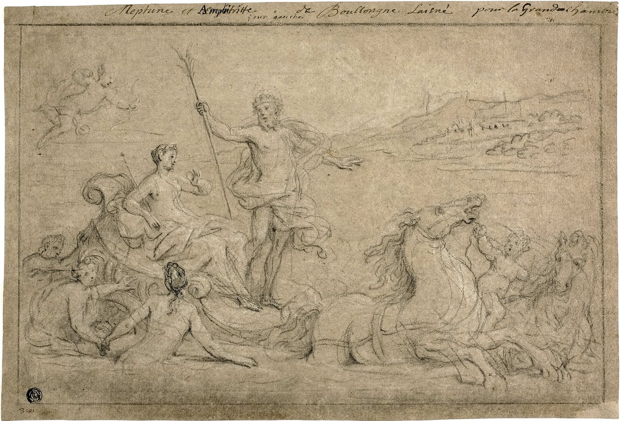 Neptunusz és Amfitrit diadala, 1706-07 alkotó: Louis de Boullongne