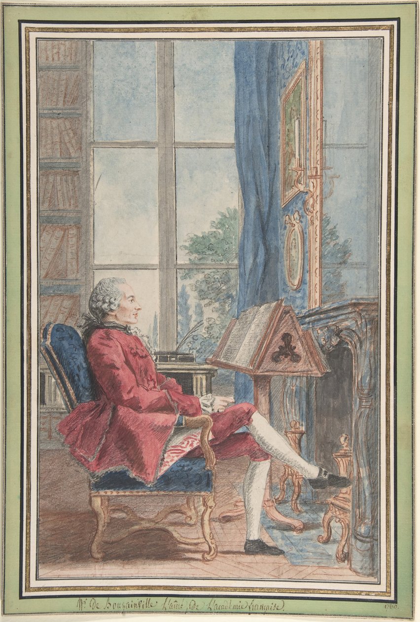 Jean-Pierre de Bougainville, 1760. alkotó: Louis de Carmontelle