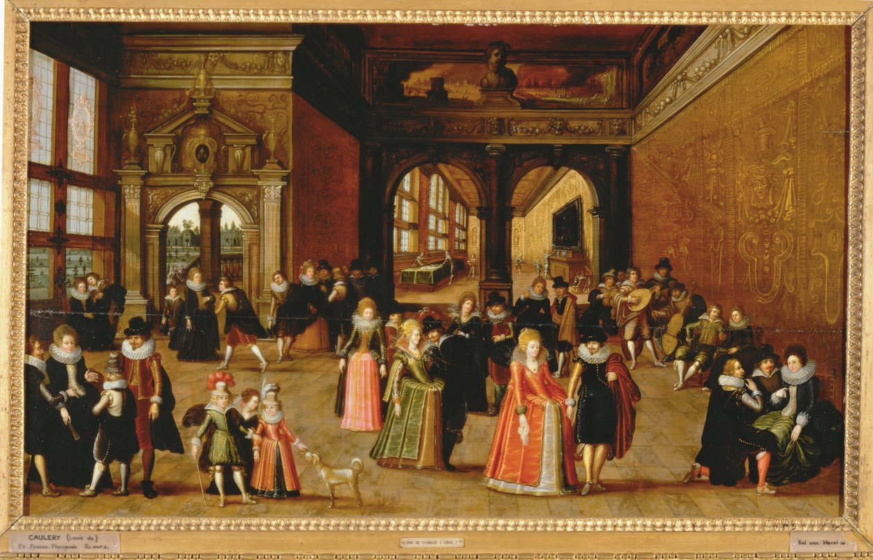 Bál IV. Henrik király uralkodása alatt ... (festmény, vászon) alkotó: Louis de Caullery