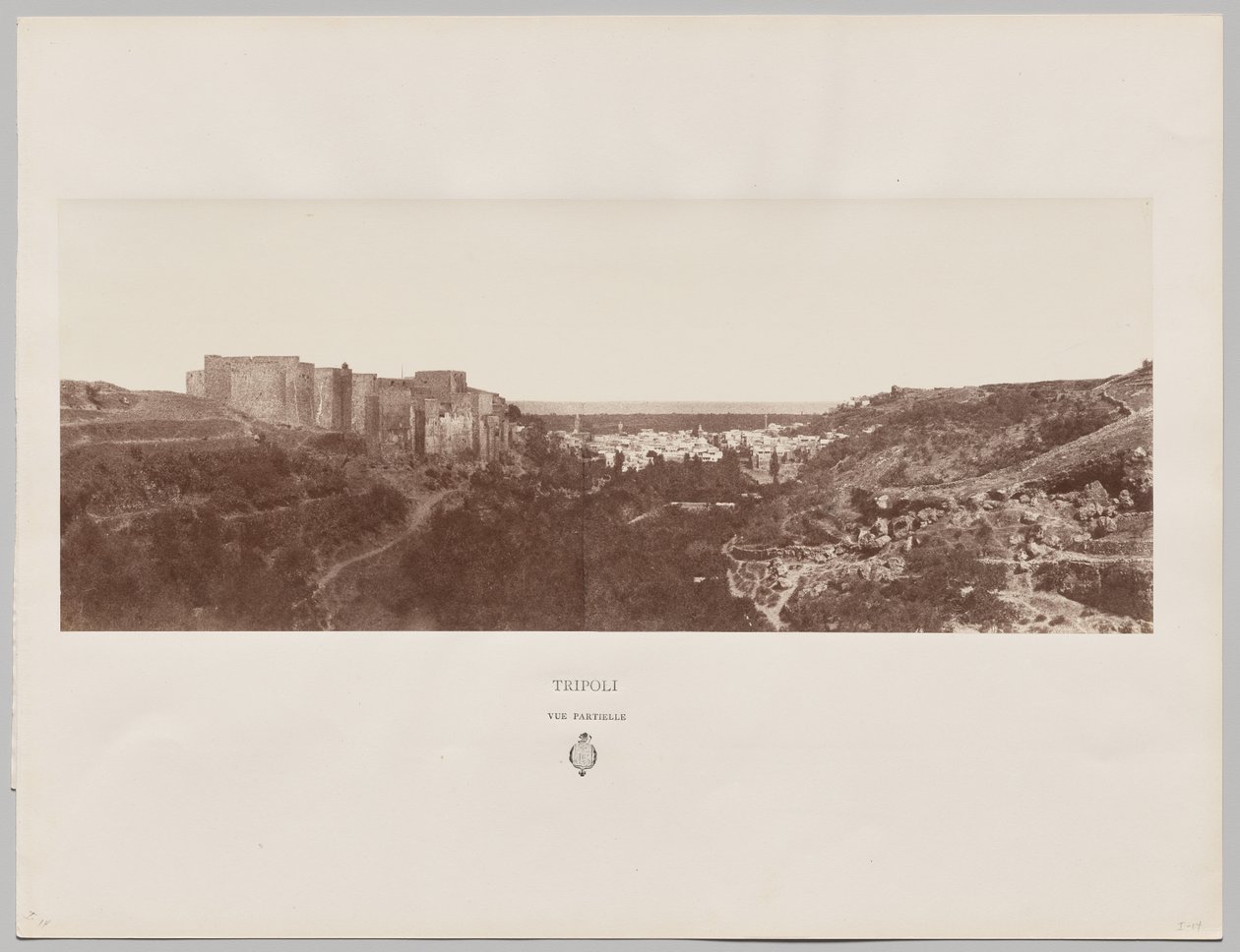 Tripoli, részleges kilátás alkotó: Louis de Clercq