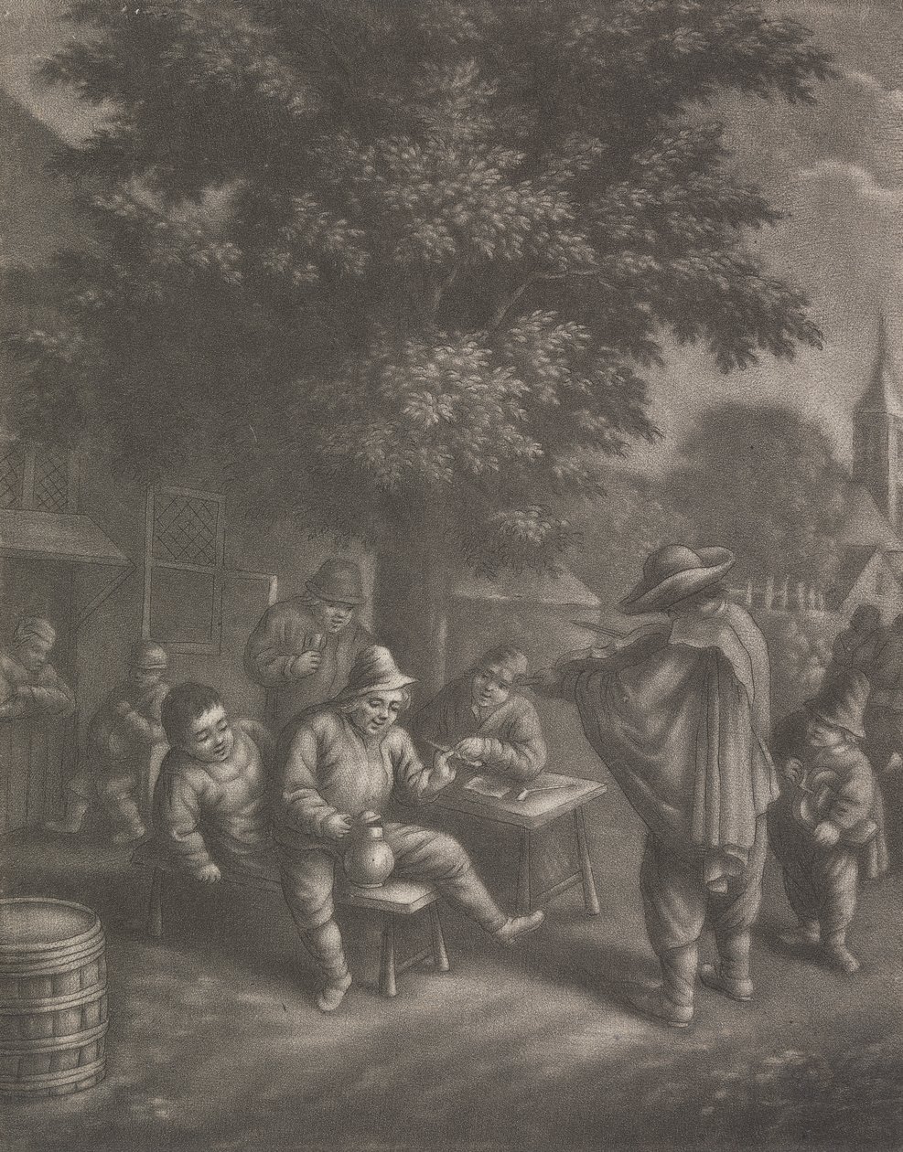 Vándorzenészek alkotó: Louis de Fontaine