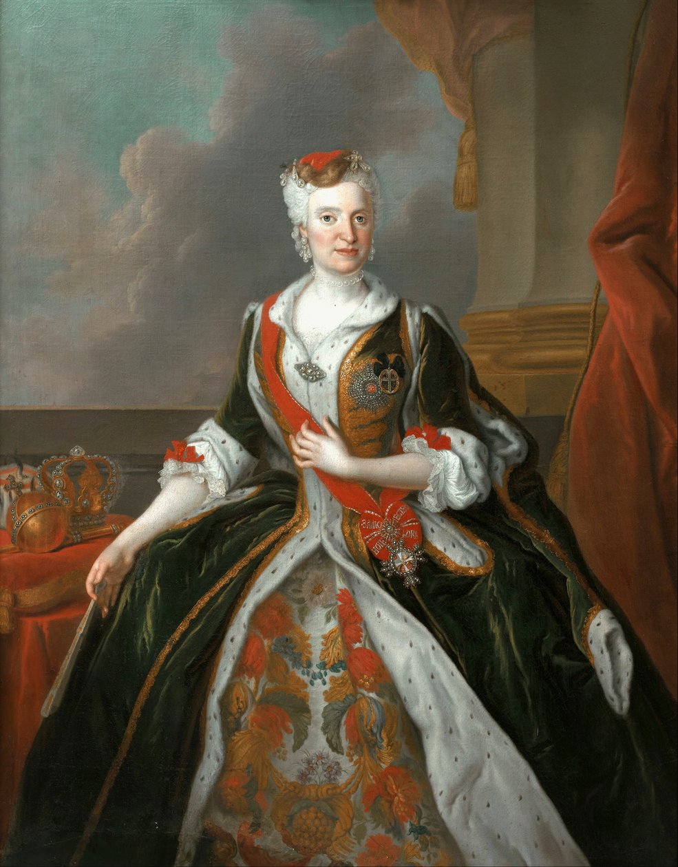 Mária Józsefné osztrák portréja alkotó: Louis de Silvestre