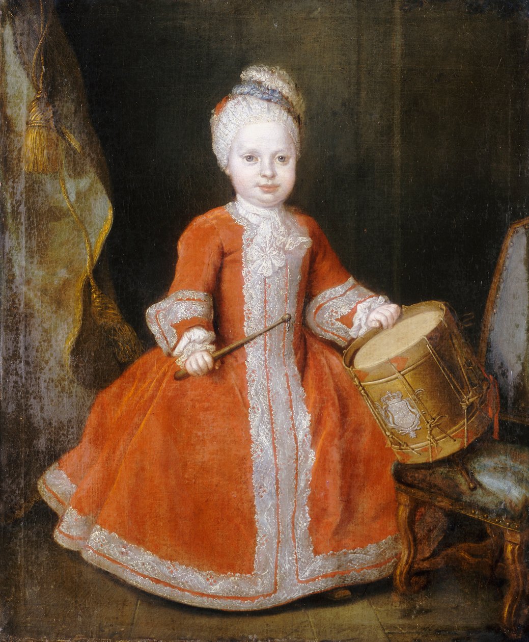 Xavér szász herceg portréja alkotó: Louis de Silvestre