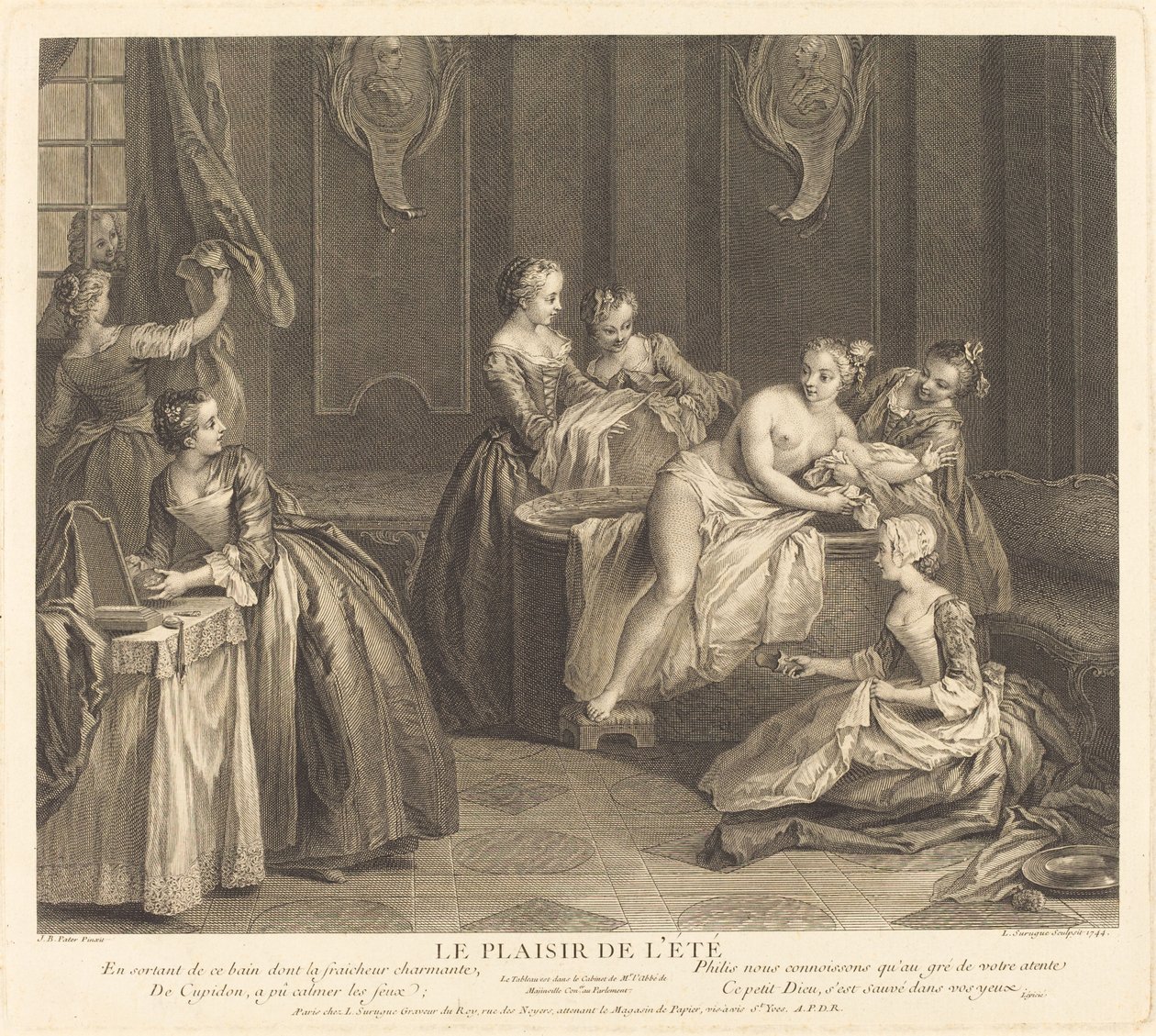 A nyár örömei alkotó: Louis de Surugue