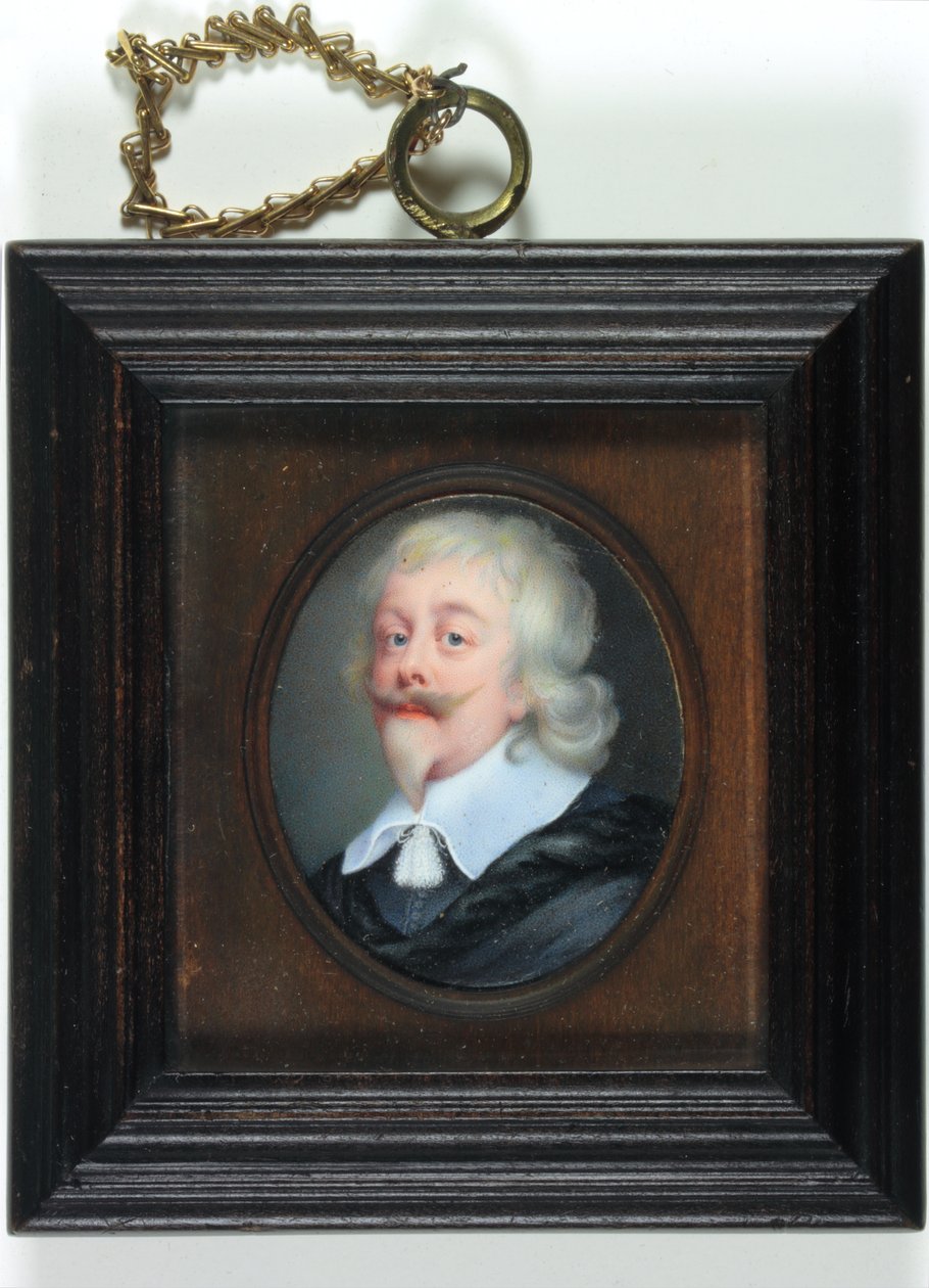 Sir Edward Littleton, Lord Littleton of Munslow (zománc) alkotó: Louis du (attr.to) Guernier