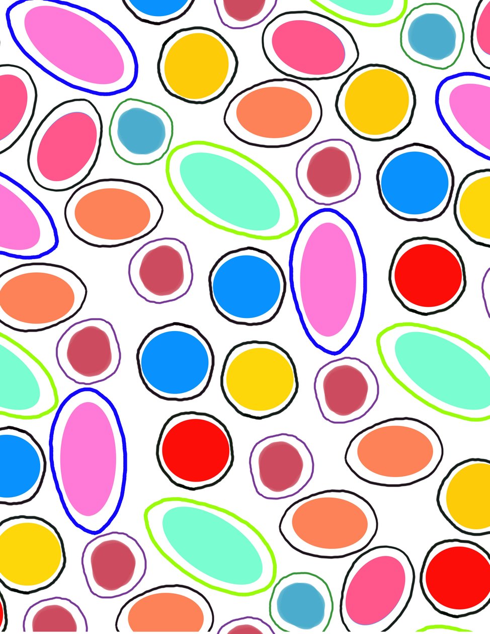 Candy Spots (digitális) alkotó: Louisa Hereford