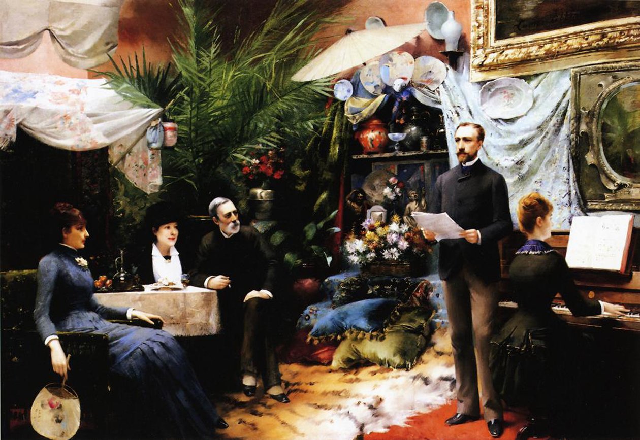 Egy délutáni dal, 1885 alkotó: Louise Abbéma