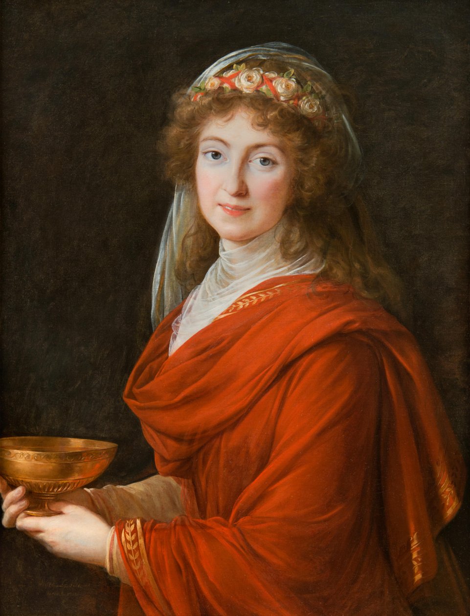 Adam Williams Fine Art Ltd Siemontkowsky grófnő portréja (MEGJEGYZÉS) alkotó: Elisabeth Louise Vigee Lebrun