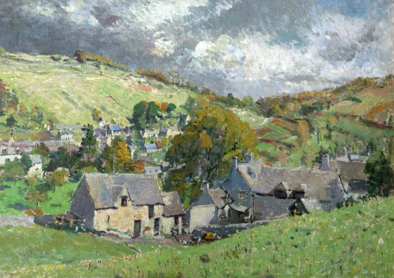 Egy gloucestershire-i falu, 1919 alkotó: Louise Pickard