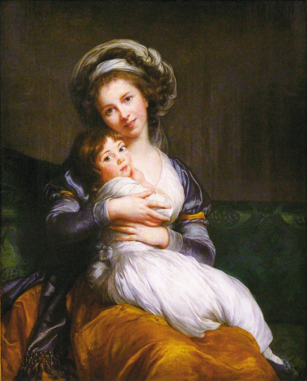 Madame Vigee-Lebrun és lánya, Jeanne Lucia (Julie) alkotó: Elisabeth Louise Vigee Lebrun