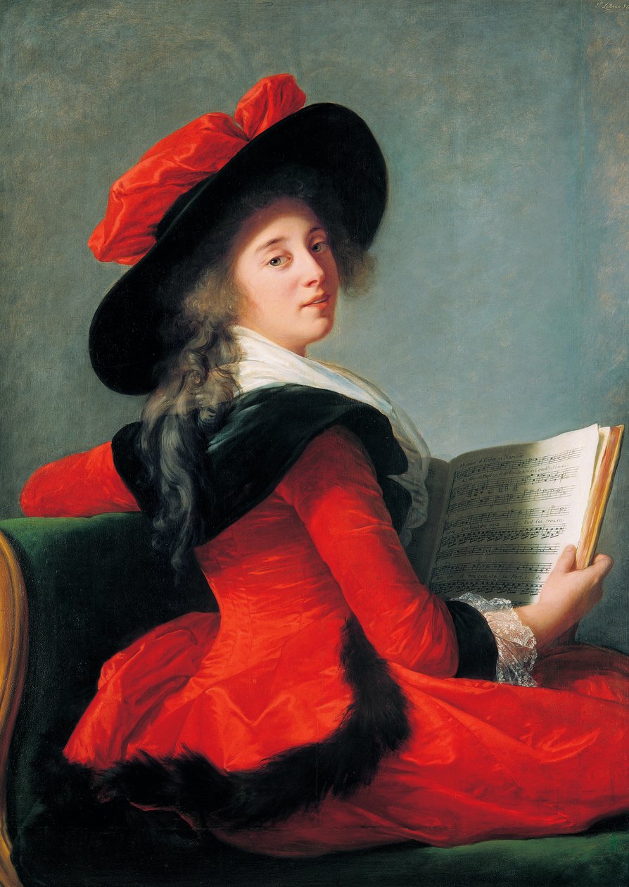De Crussol bárónő portréja alkotó: Elisabeth Louise Vigee Lebrun