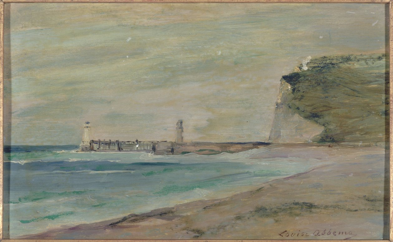 Strandkép, Fécamp alkotó: Louise Abbéma