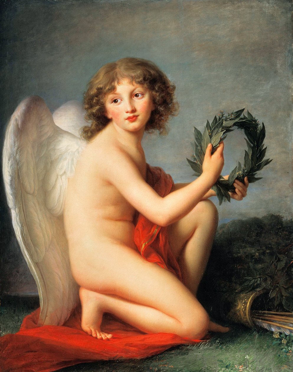 Henryk Lubomirski 1777-1850, mint a hírnév géniusza, 1789. alkotó: Elisabeth Louise Vigee Lebrun