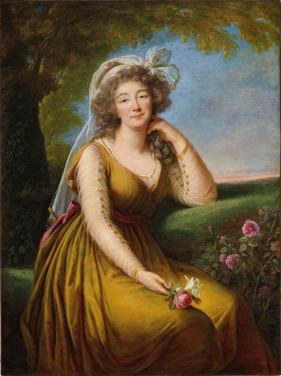 Jeanne Bécu, Du Barry grófnő 1743-1793. alkotó: Elisabeth Louise Vigee Lebrun