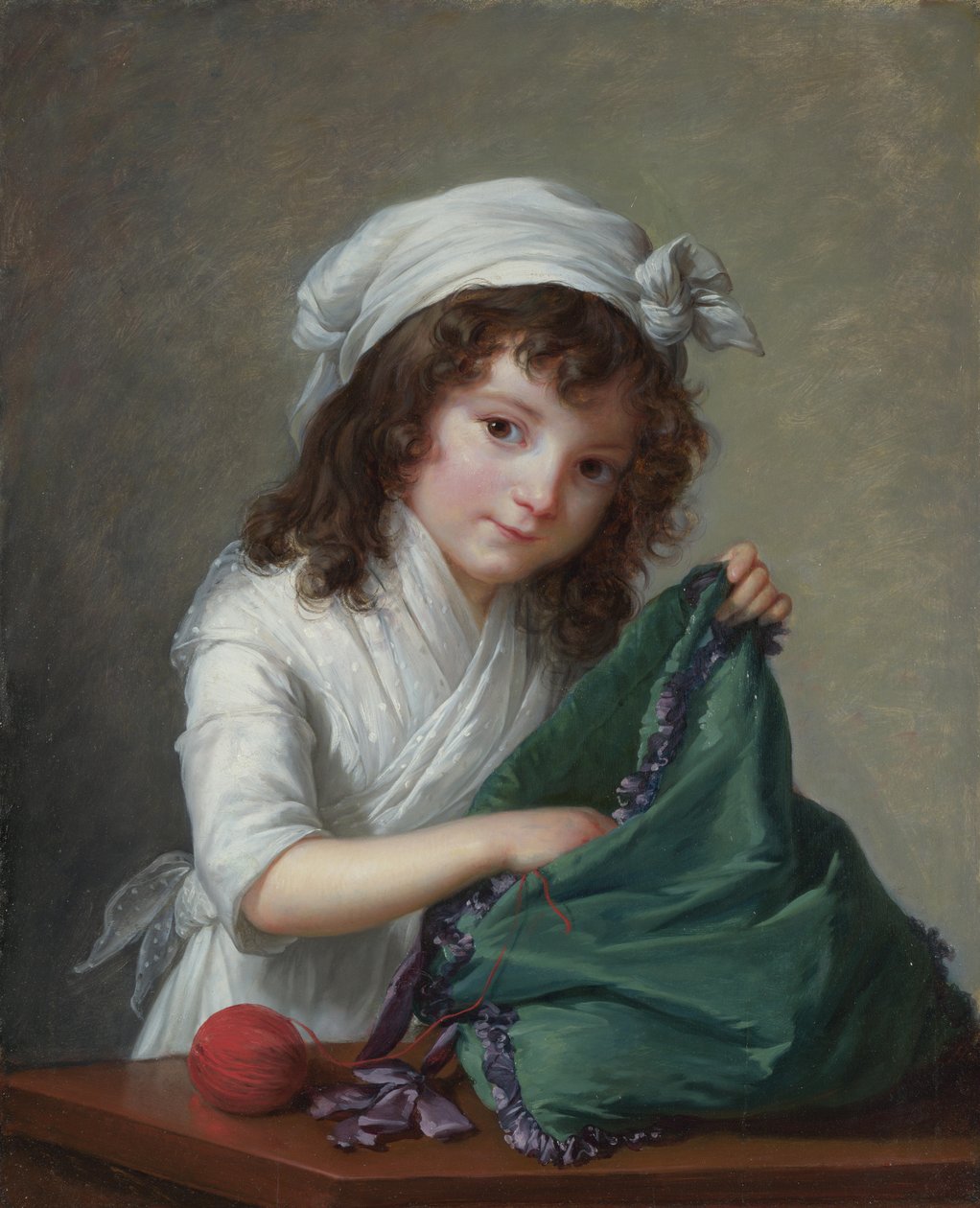 Alexandrine-Emilie Brongniart Mademoiselle, 1788. alkotó: Elisabeth Louise Vigee Lebrun