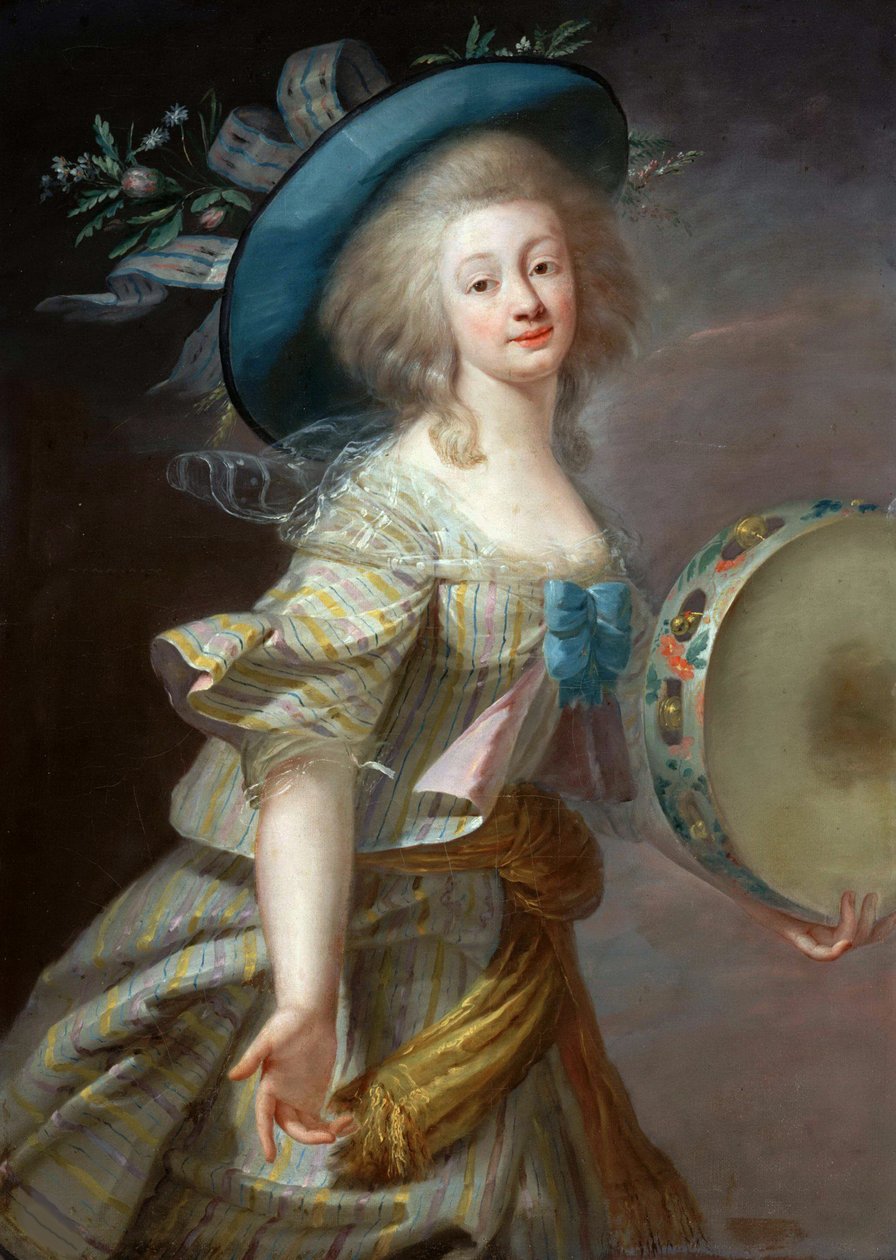 Egy táncos portréja, c. 1780. alkotó: Elisabeth Louise Vigee Lebrun