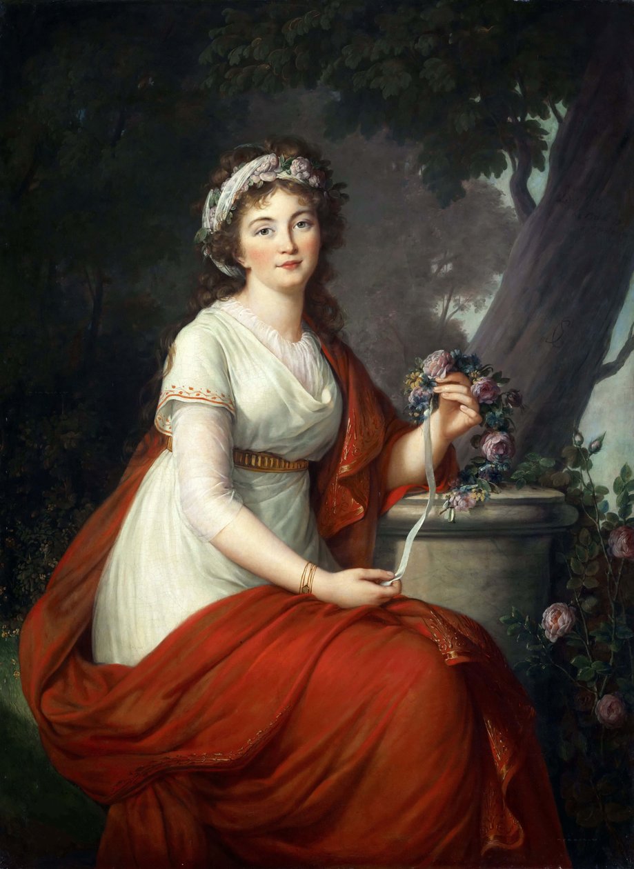 Tatyana Vasziljevna Jusupova grófnő portréja, született von Engelhardt 1769-1841, 1797. alkotó: Elisabeth Louise Vigee Lebrun